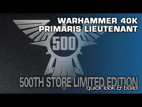 Warhammer 40K 500th Store Limted Edition Primaris Lieutenant