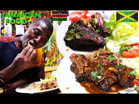 REGGAE AND JERK IN NAIROBI! A Taste of Jamaica in the Kenyan Capital, Oxtail & Rice Peas
