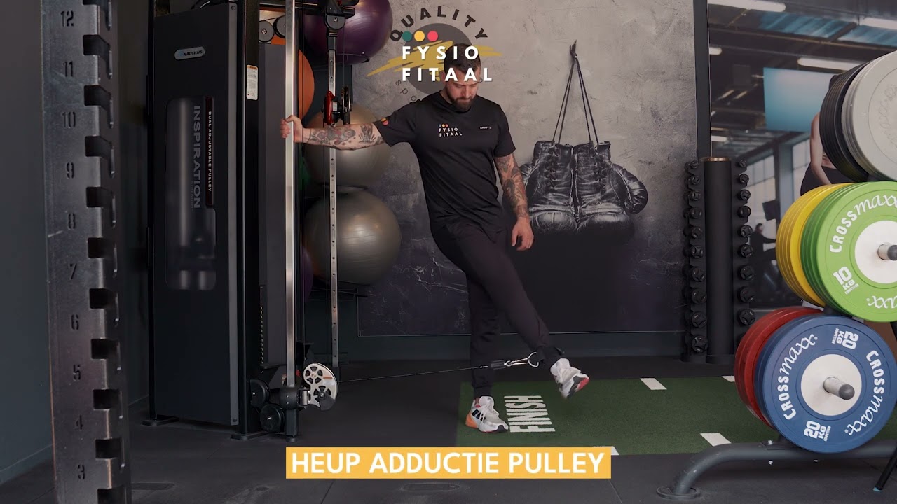Video thumbnail: Heup adductie pulley — instructievideo
