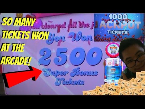 😍 WINNING MORE MEGA JACKPOTS AT THE ARCADES! 5000+ TICKETS WINNER Arcade Games Fun Game JACKPOT