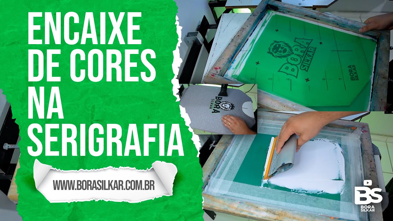 COMO FAZER ENCAIXE DAS CORES DA SERIGRAFIA