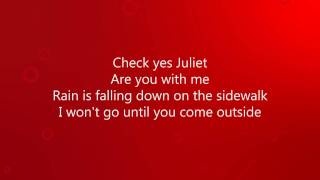 We The Kings - Check Yes Juliet Lyrics