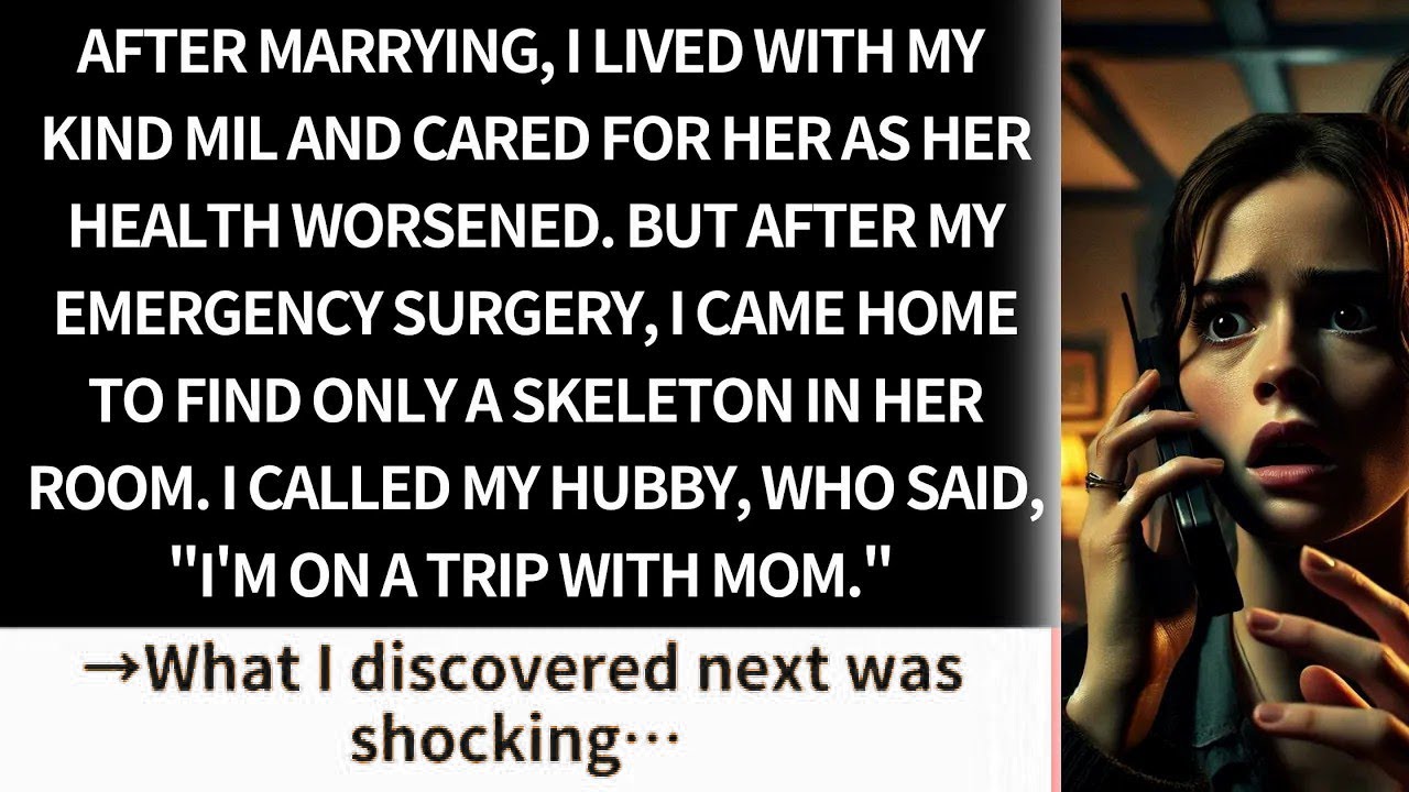 I lived with my kind mother-in-law and cared for her as her health worsened. But after my emergency