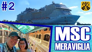 MSC Meraviglia Pt.2 - Nassau Ship Day, Pool &amp; Whirlpool, Grille Lunch, Broadway Show, White Party