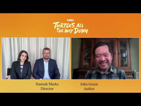Hannah Marks and John Green Interview for Turtles All the Way Down