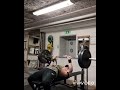 Bench press 100kg 20 reps 5 sets with close grip