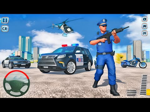 Police Officer SUV Car Chase &  Airplane and Helicopter Flight Simulator - Android Gameplay