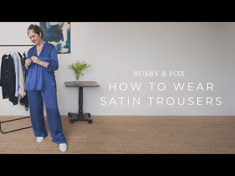 Style Guide | How to Wear Satin Trousers