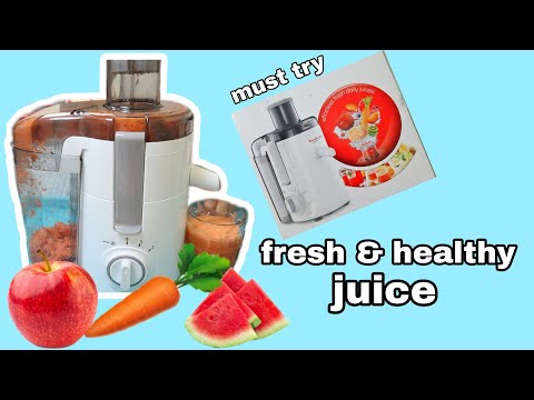 HOW TO MAKE FRESH JUICE USING MOULINEX JUICER | HEALTHY JUICE