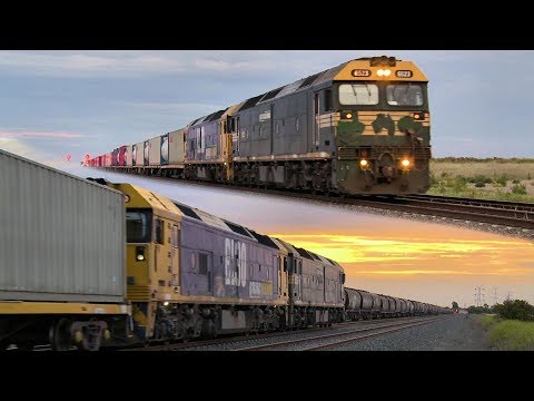 7901V "Mildura Fruity" Container Train - PoathTV Australian Railways