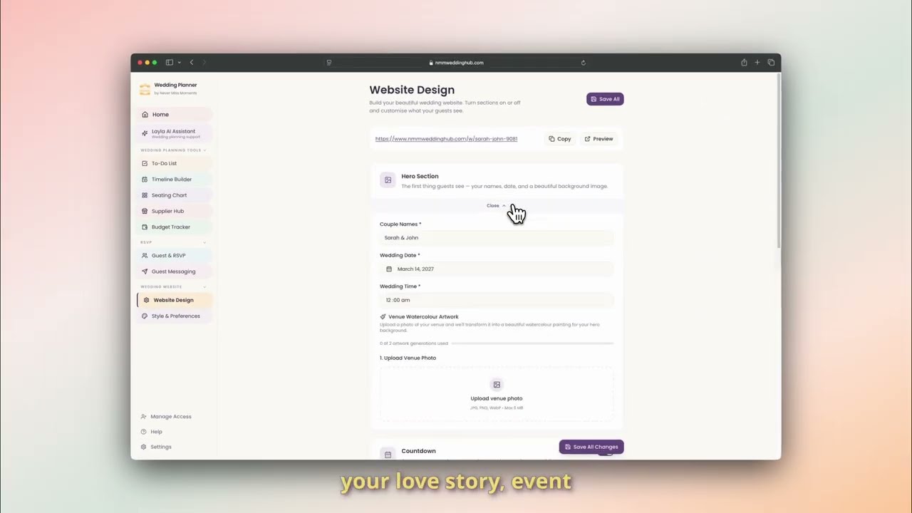 The Wedding Hub — How It Works
