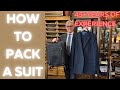 How To Pack A Suit In A Suitcase