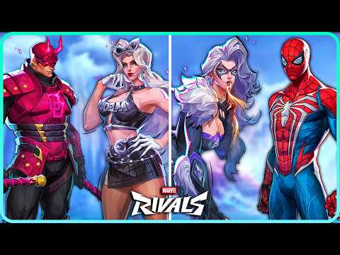 All Black Cat Unique Interactions & Hero Specific Eliminations Marvel Rivals