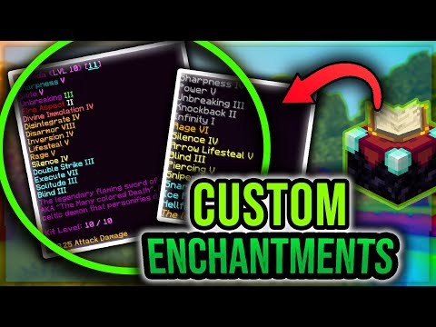450+ Custom  Enchants Plugin 1.8-1.20.1 | Minecraft Plugins