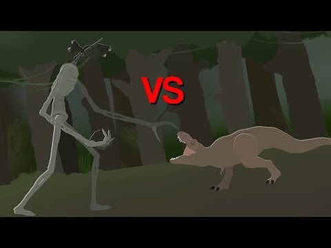 Siren head Vs T-Rex