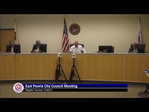 East Peoria City Council Regular Meeting - 07/18/17