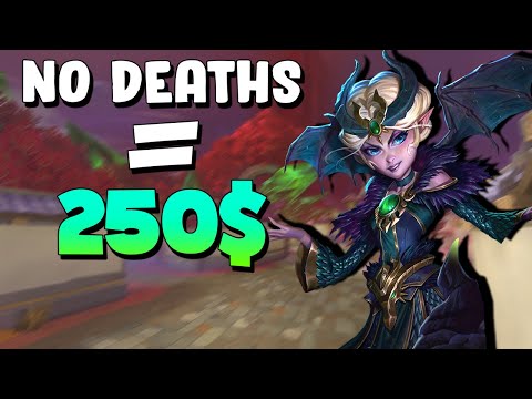 I WAS CHALLENGED TO WIN WITH NO DEATHS AS AA SCYLLA FOR 250$! - Masters Ranked Duel - SMITE