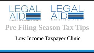 Navigating the Maze: Pre Filing Season Tax Tips for Low-Income Individuals and Legal Aid Lawyers