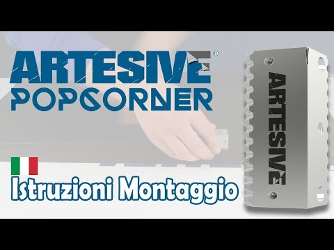 Artesive Pop Corner Istruzioni di Montaggio - Taglierino Angolare per applicazione pellicola adesiva