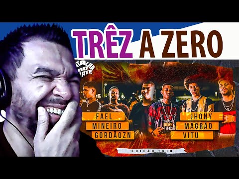 FAEL MINEIRO GORDÃO ZN X JHONY MAGRÃO VITU - EDIÇÃO ESPECIAL DE TRIO - BATALHA DO FORTE [REACT]