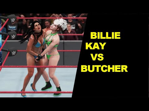 WWE 2K18 Billie Kay vs Butcher - No Holds Barred