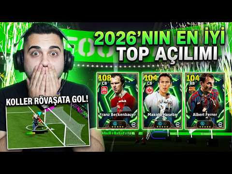 2026'NIN EN İYİ TOP AÇILIMI! 😱 108 BECKENBAUBER, HASEBE TOP AÇILIMI + DENEME! KOLLER RÖVAŞATA GOL! 🔥