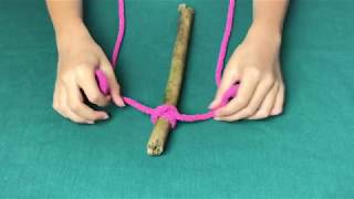 How to tie 5 differnt knots: Easy for kids
