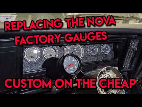 Chevy Nova Gauge Cluster Upgrade, Monitoring Vitals For Cheap!