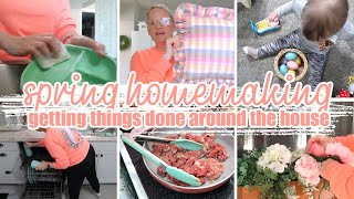 SPRING HOMEMAKING / GETTING THINGS DONE AROUND THE HOUSE, SIMPLE HOME PROJECTS, DECOR, CLEANING