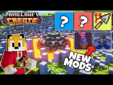 UNBELIEVABLE! Insane Mods Added to Minecraft Create Mod Let's Play