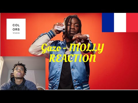 Gazo - MOLLY | FRENCH RAP ( REACTION!!!)