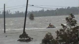 preview picture of video 'Riding Seadoos in Hurricane Ike 2008'