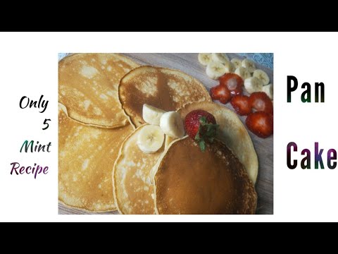 Pan cake Recipe by Mateen's kitchen || Cake Recipe Without Oven ||5 Min Cake Recipe ||