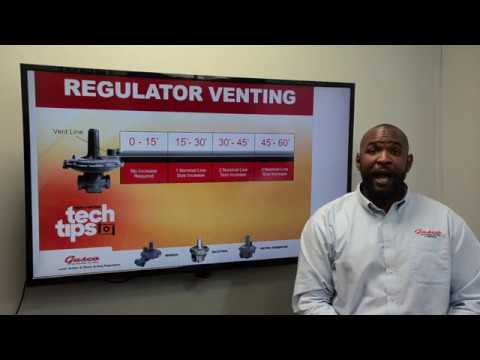 Tech Tips: Gas Regulator Venting
