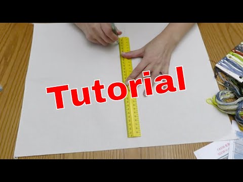 How To Start Counted Cross Stitch Tutorial For Beginners