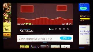 I beat the world record on retro helicopter(bug) | Coolmath games
