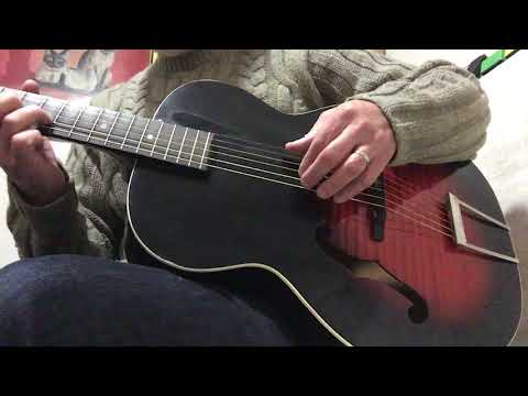 1960s Harmony Monterey H950 Acoustic Guitar with Hard Case image 25