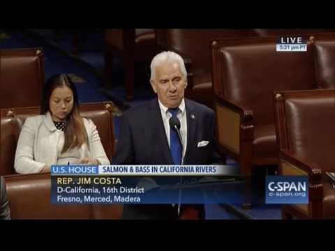 Rep. Costa Applauds the Passage of the Save Our Salmon Act in the House