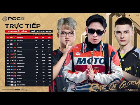 🔴 DEV COSTREAM CHUNG KẾT TỔNG PGC - NGÀY 2: 🇻🇳 TE, 🇰🇷 T1, TWIS, 🇺🇦 NAVI, 🇺🇸 FLC TẠI BANGKOK