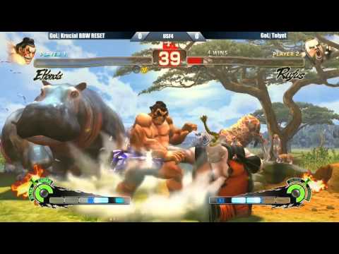 The Cove Monthly 3.12 USF4 Grand Finals - GoL|Krucial B (E.Honda) vs GoL|Toiyet (Rufus)
