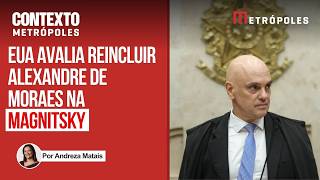 Governo Trump avalia possibilidade de voltar a sancionar Alexandre de Moraes