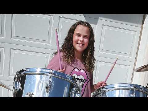 Young Windsor drummer thrilled to receive vintage kit