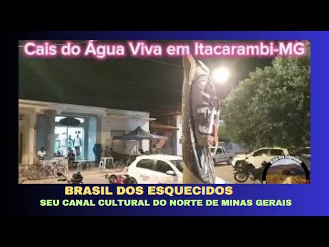 CAIS DO ÁGUA VIVA À NOITE EM ITACARAMBI NORTE DE MINAS GERAIS MG+BRAZIL #turismoecológico
