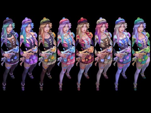 All Heartthrob Caitlyn Chromas - League of Legends