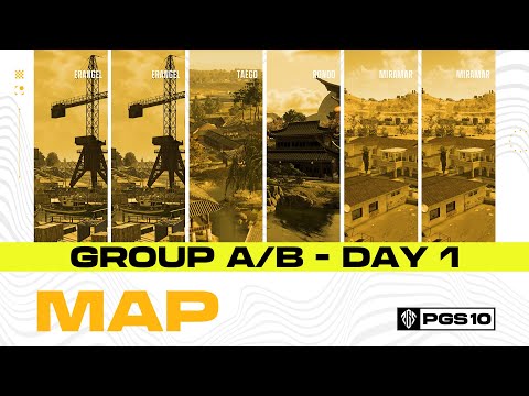 [MAP] PUBG Global Series 10 Group Stage DAY 1