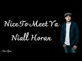 Niall Horan - Nice To Meet Ya (Lyrics With Picture) Niall Horan - Nice To Meet Ya (Lyrics With Picture)