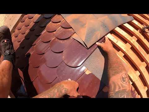 Biberschwanz Hechtgaube Teil 30 - Gaube in Biber decken -  Video Tutorial