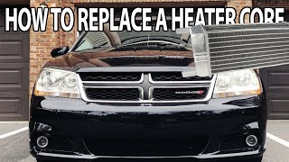 How To Replace A Heater Core- 2012 Dodge Avenger