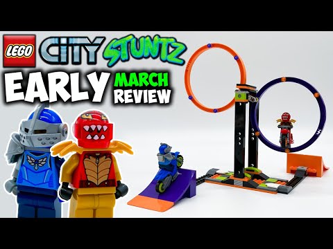 Конструктор LEGO City Stuntz Каскадёрское испытание с вращением 117 деталей (60360)