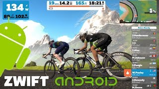 Zwift on Android // Details of the Public Beta